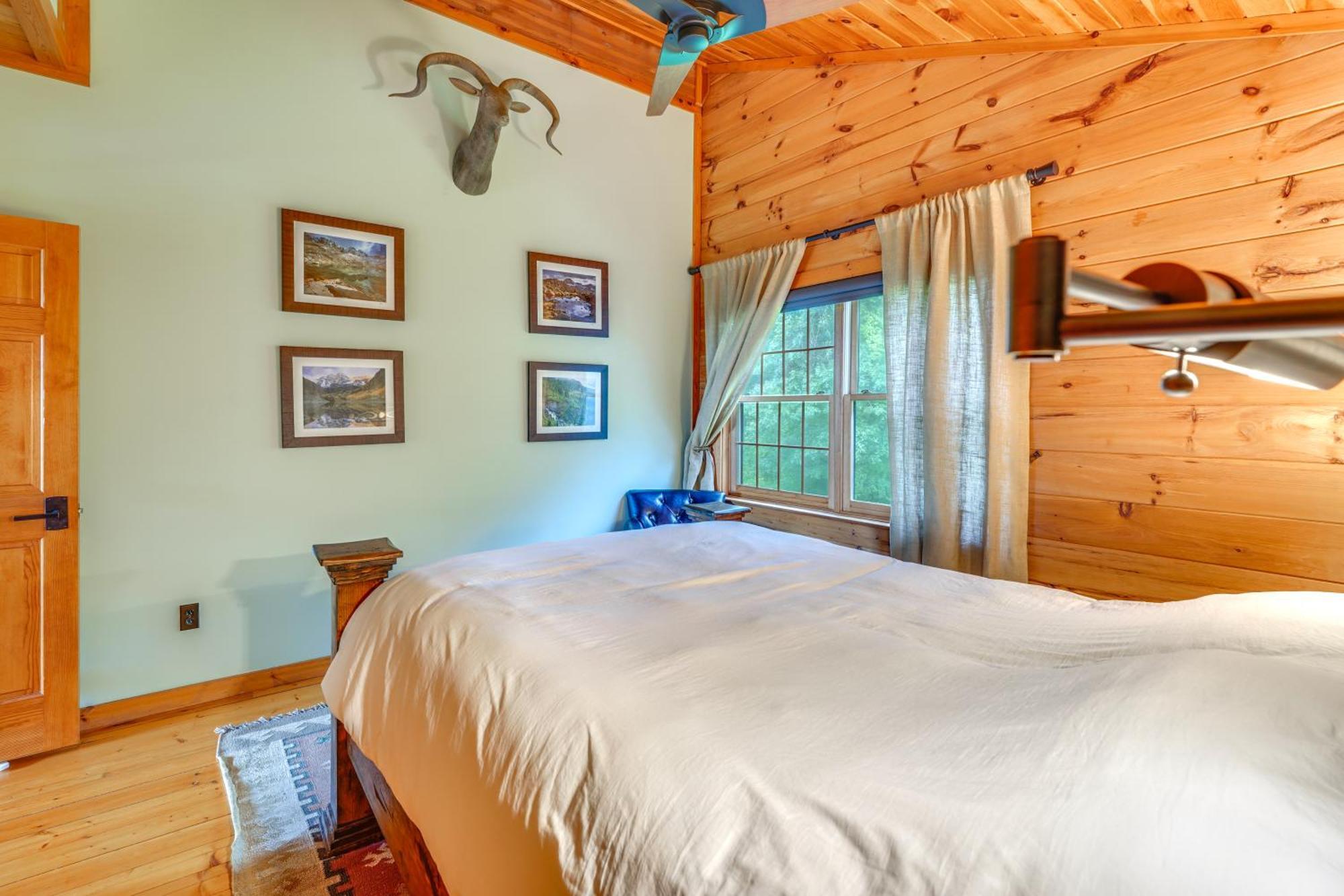 Blairstown Luxury Log Cabin With Ev Charger And Mtn Views! מראה חיצוני תמונה